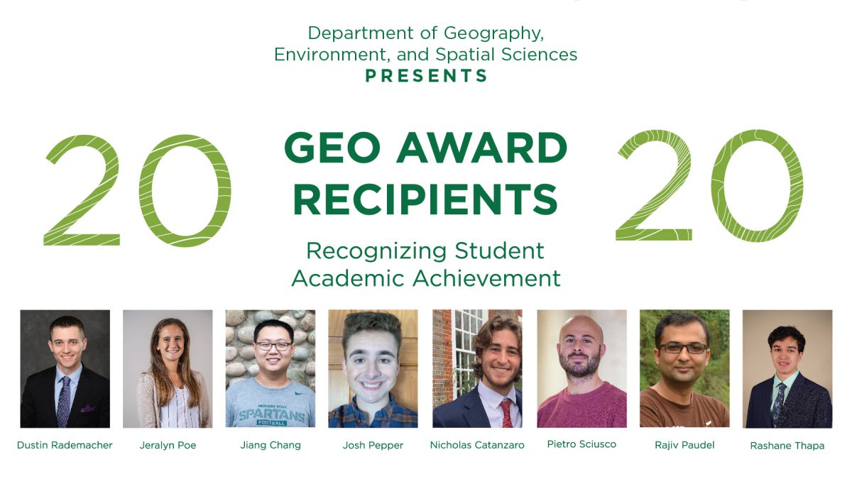 2020 GEO Award Recipients