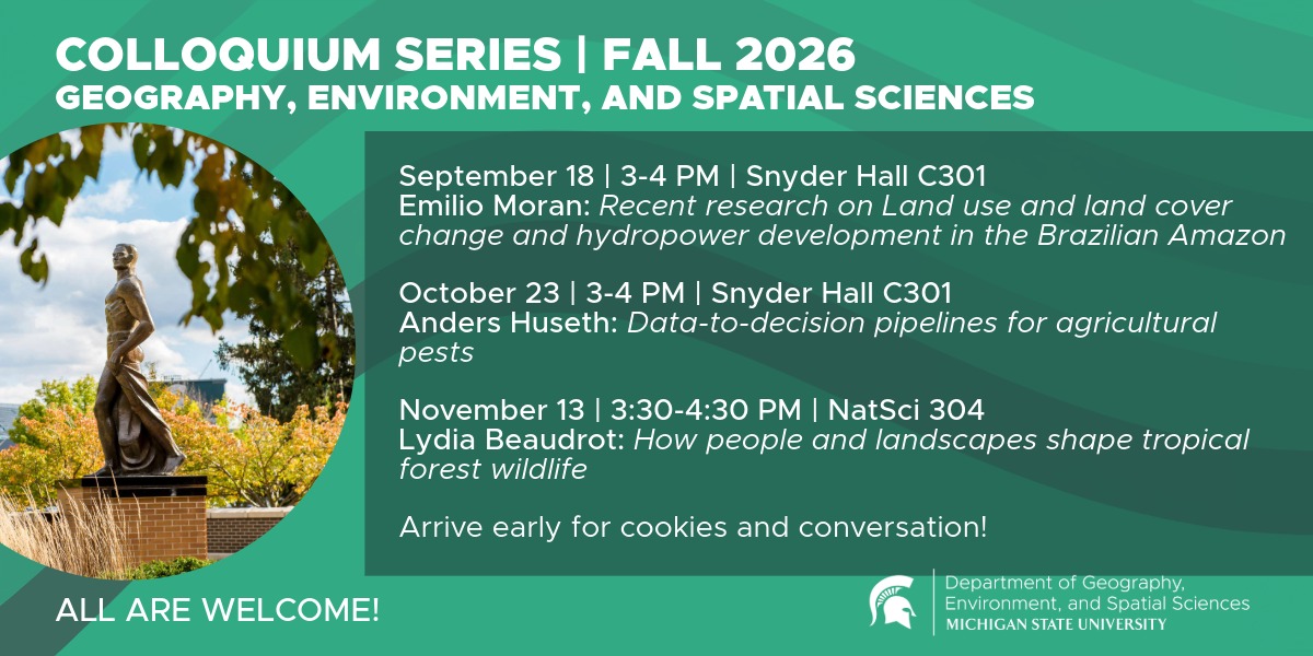 Flyer for Fall 2026 Colloquium Series
