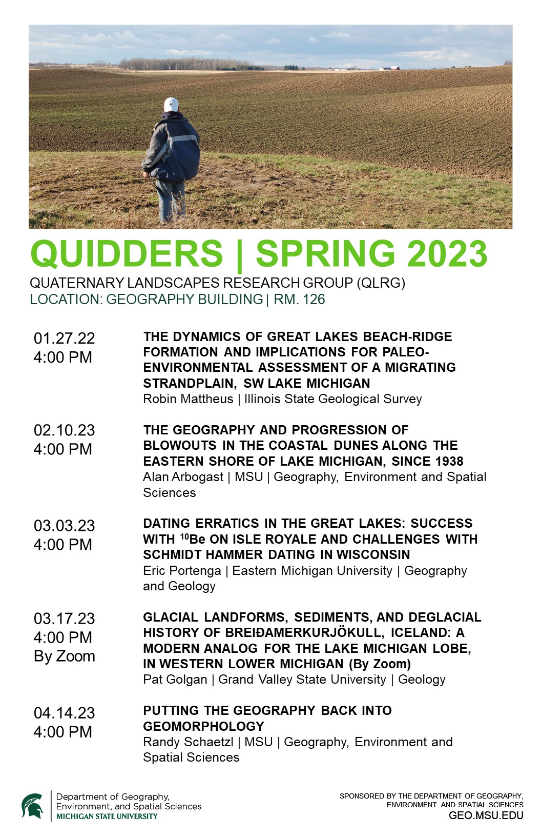 Quidders Spring 2023 Flyer