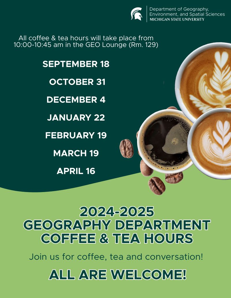 Join us for coffee or tea