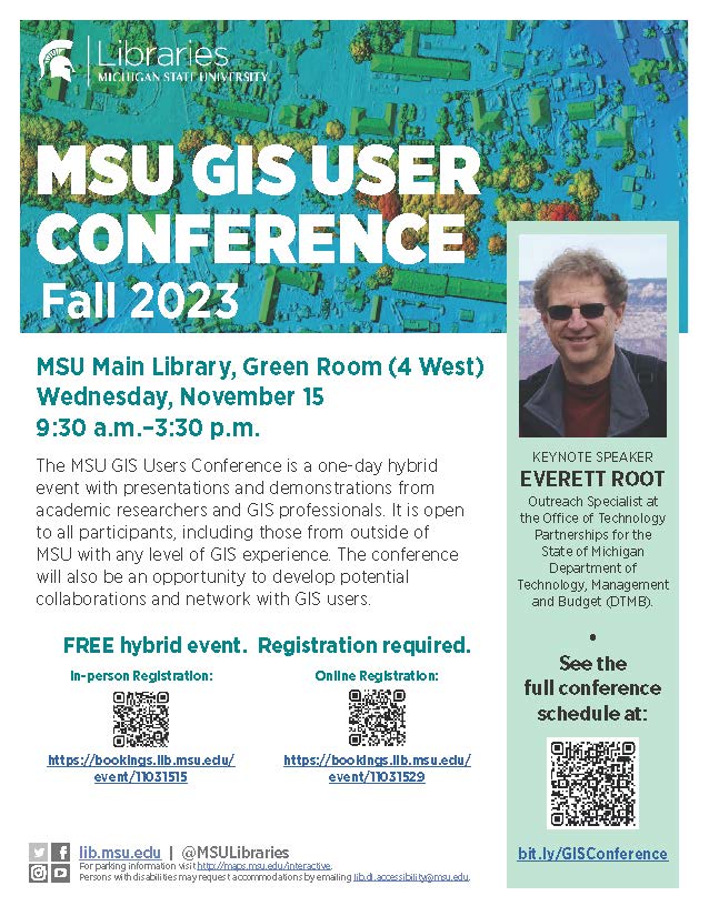 MSU GIS Day Flyer
