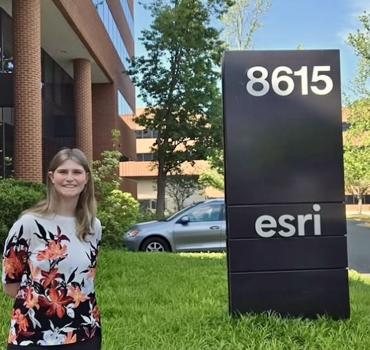 Ariel Ooms at Esri's offices in Washington, D.C.