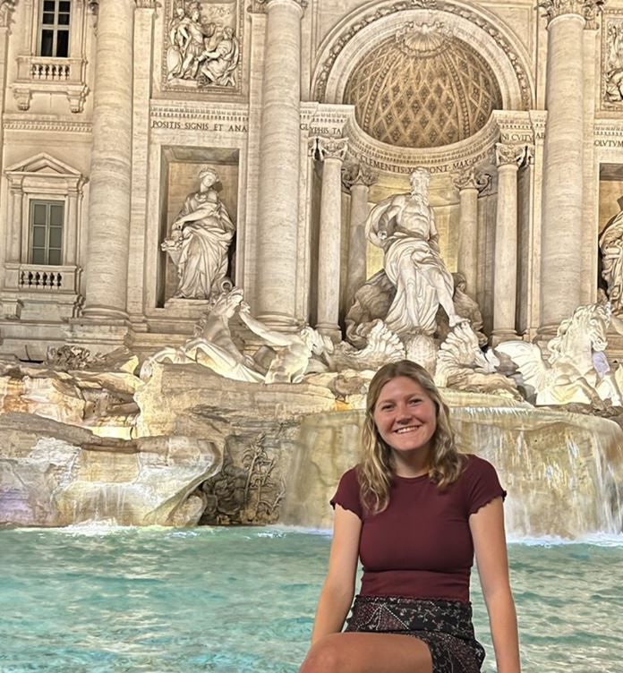 Hannah Fulmer at Trevi Fountain, Rome.