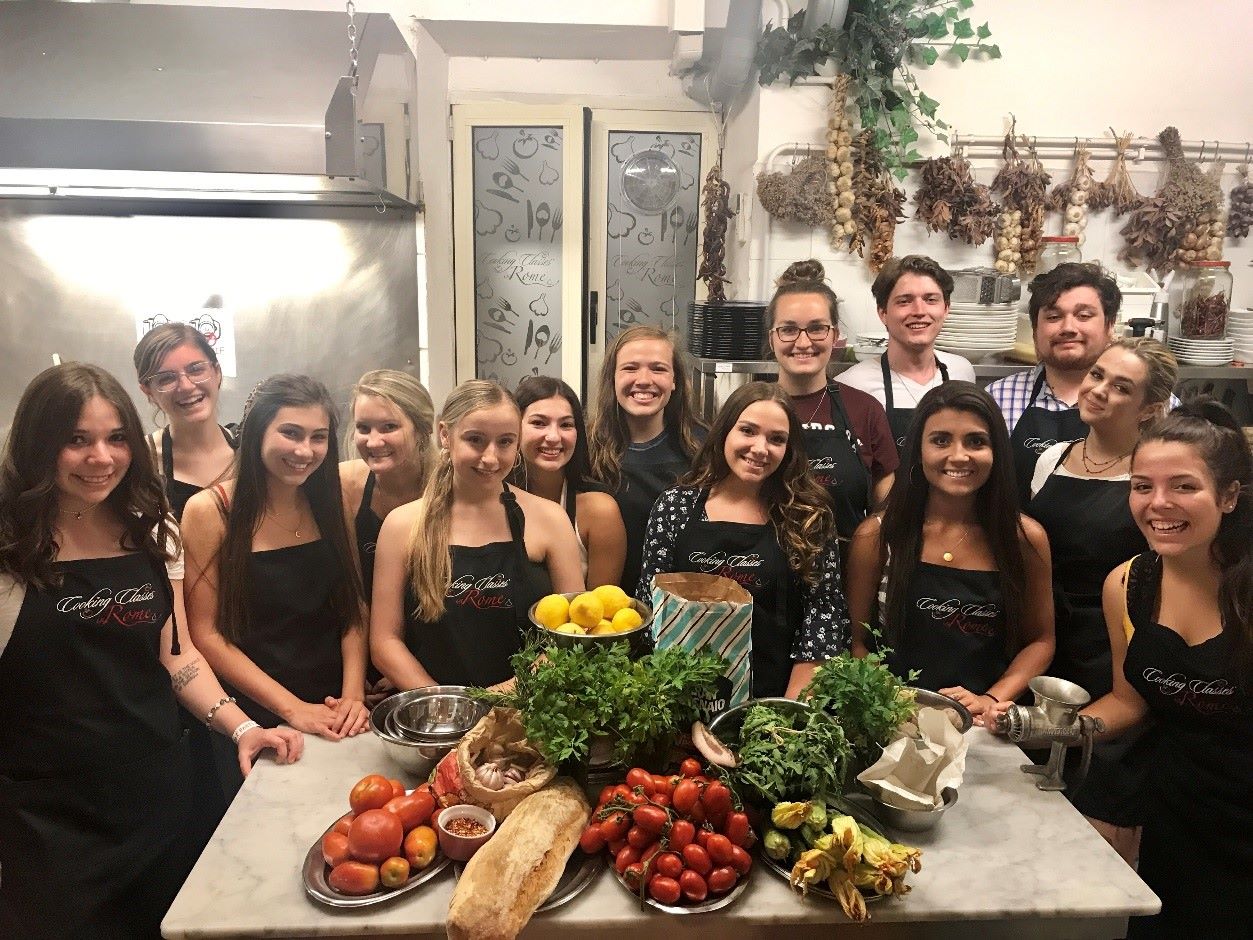 Italian cooking class, guided by a culinary arts instructor.