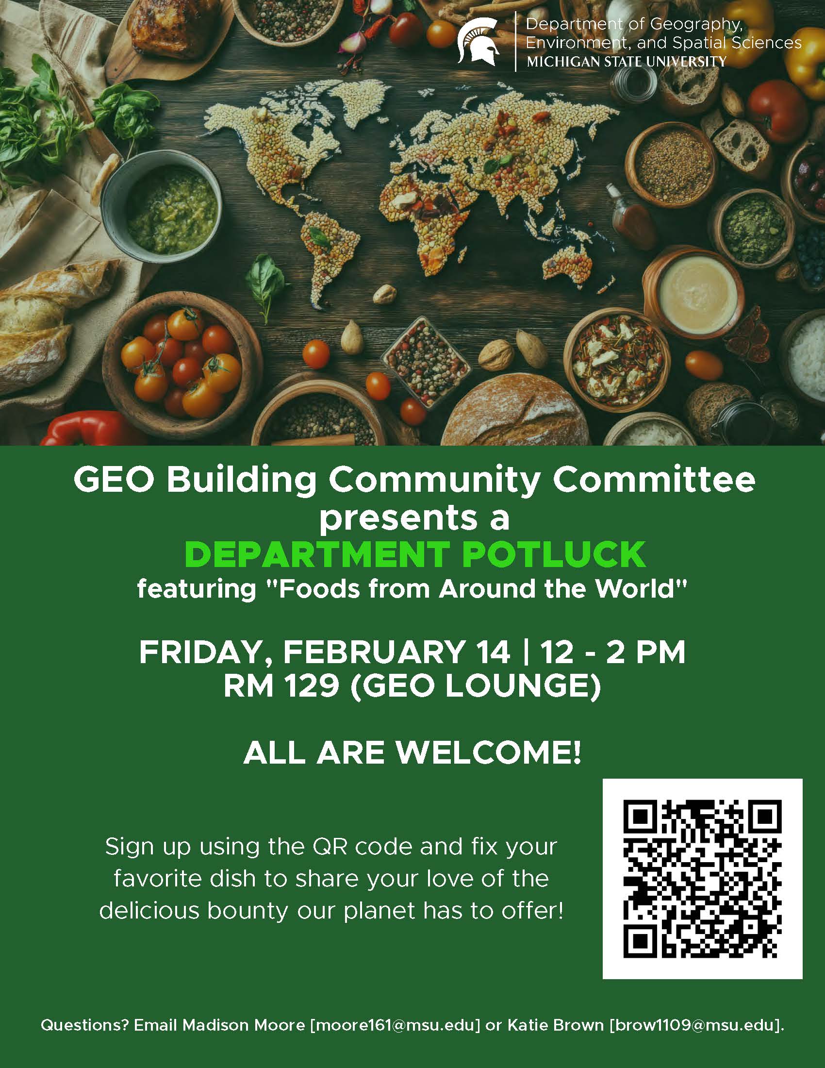 GEO Building Community Potluck